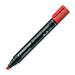 Lumocolor Permanent Marker - Chisel Marker Point Style - Refillable - Red - Polypropylene Barrel - 1 Each