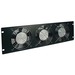Tripp Lite Intl Rack Enclosure Server Cabinet Fan Panel Airflow Management 230V 3URM - 3 Fan - 230 V AC - 3U - 210 CFMBlack
