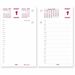 Brownline Daily Calendar Pad Refill - Daily - 1 Year - January 2024 - December 2024 - 7:00 AM to 6:30 PM - Half-hourly - 1 Day Double Page Layout - 6" x 3 1/2" Sheet Size - White - Paper - Reference Calendar - 1 Each