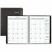 Blueline EcoLogix 14-Month Monthly Planner, 11" x 8-1/2" , English - Julian Dates - Monthly - 14 Month - December 2025 to January 2027 - 1 Month Single Page Layout - 8 1/2" (215.90 mm) x 11" (279.40 mm) Sheet Size - Twin Wire - Black - Paper - 0.5" (12.70 mm) Height x 9.3" (234.95 mm) Width - Address Directory, Phone Directory, Soft Cover, Ruled Daily Block, Flexible Cover - 1 Each