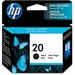 HP 20 Original Ink Cartridge - Single Pack - Inkjet - 500 Pages - Black - 1 Each