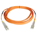 Eaton Tripp Lite Series Duplex Multimode 50/125 Fiber Patch Cable (LC/LC), 4M (13 ft.) - LC Male - LC Male - 13.12ft - Orange