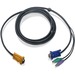 IOGEAR PS/2 KVM Cable - HD-15 Male - mini-DIN Male, HD-15 Male - 6ft