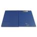 ACCO Clipboard Portfolio - 8 1/2" x 11" - Clamp - Vinyl - Blue - 1 Each
