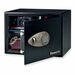 Sentry Safe Security Safe with Electronic Lock - 33.98 L - Electronic, Key Lock - 2 Live-locking Bolt(s) - Internal Size 10.5" x 16.8" x 12.6" - Overall Size 10.6" x 17" x 14.8" - Black - Steel