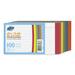 Hilroy Color Edged Stack Ruled Index Card - 3" Tab Height x 5" Tab Width - White Tab(s) - 100 / Pack