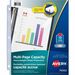 Avery Multi-Page Capacity Sheet Protectors 8-1/2" x 11" - For 8 1/2" (215.90 mm) x 11" (279.40 mm) Sheet - Polypropylene