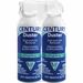 Century Gas Compressed Duster - For Home/Office Equipment - 10 fl oz - 2 / Pack - White