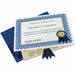 Geographics Custom Print Award Certificates Kit - 60 lb Basis Weight - 11" x 8.5" - Inkjet, Laser Compatible - Blue - Paper - 25 / Pack