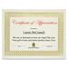 First Base St. James Gold Bond Certificate - 11" x 8.50" - Inkjet, Laser Compatible - Gold with Gold Border - 100 / Pack