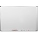 Balt ABC Markerboard - 36" (3 ft) Width x 24" (2 ft) Height - White Porcelain Steel Surface - Anodized Aluminum Frame - Rectangle - 1 Each
