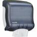 San Jamar UltraFold Towel Dispenser - C Fold, Multifold Dispenser - 240 x Sheet C Fold, 400 x Sheet Multifold - 11.5" Height x 11.5" Width x 6" Depth - Black - 1 Each