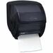San Jamar Lever Roll Towel Dispenser - Center Pull, Coreless, Roll Dispenser - 1 x Roll - 13.5" Height x 11.5" Width x 11.2" Depth - Pearl Black - 1 Each