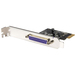 StarTech.com 1 Port PCI Express Dual Profile Parallel Adapter Card - SPP/EPP/ECP - 1 x 25-pin DB-25 IEEE 1284 Parallel