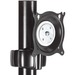 Chief Pivot/Tilt Pole Monitor Mount - For LCD Displays - Black - 40 lb - Black