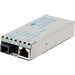 miConverter 10/100/1000 Gigabit Ethernet Single-Fiber Media Converter RJ45 SC Single-Mode BiDi 20km - 1 x 10/100/1000BASE-T; 1 x 1000BASE-BX-U (1310/1550); US AC Powered; Lifetime Warranty