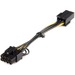 StarTech.com Power Adapter Cable - PCI Express - 6 Pin - 8 Pin - PCIe - Connect a standard 6-pin PCI Express power connection on the Power Supply to 8-pin ATI and NVidia video cards