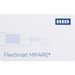 HID FlexSmart MIFARE 1430 ID Card - Printable - Magnetic Stripe Card - 3.39" x 2.13" Length - White - Polyvinyl Chloride (PVC)