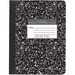 Roaring Spring Graph Ruled Hard Cover Composition Book - 80 Sheets - 160 Pages - Printed - Sewn/Tapebound - Both Side Ruling Surface - 15 lb Basis Weight - 56 g/m² Grammage - 9 3/4" x 7 1/2" - 0.33" x 7.5"9.8" - White Paper - 1 Each