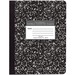 Roaring Spring Unruled Hard Cover Composition Book - 50 Sheets - 100 Pages - Plain - Sewn/Tapebound - 15 lb Basis Weight - 56 g/m² Grammage - 9 3/4" x 7 1/2" - 0.25" x 7.5"9.8" - White Paper - 1 Each