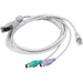 Raritan MCUTP06-PS2 Cat.5 KVM MCUTP Cable Adapter - RJ-45 Male Network - HD-15 Male VGA, mini-DIN (PS/2) Male Keyboard/Mouse - 2ft