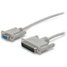 StarTech.com 10 ft Cross Wired DB9 to DB25 Serial Null Modem Cable - Null modem cable - DB-9 (F) - DB-25 (M) - 10 ft - Connect your serial devices, and transfer your files