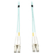 Eaton Tripp Lite Series 10Gb Duplex Multimode 50/125 OM3 LSZH Fiber Patch Cable, (LC/LC) - Aqua, 25M (82 ft.) - LSZH Fiber Patch Cable, (LC/LC) - Aqua, 25M (82-ft.)