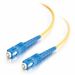 C2G-20m SC-SC 9/125 OS1 Simplex Singlemode PVC Fiber Optic Cable - Yellow - 20m SC-SC 9/125 Simplex Single Mode OS2 Fiber Cable - Yellow - 65ft