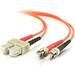 C2G 7m SC-ST 50/125 OM2 Duplex Multimode PVC Fiber Optic Cable (USA-Made) - Orange - Fiber Optic for Network Device - SC Male - ST Male - 50/125 - Duplex Multimode - OM2 - USA-Made - 7m - Orange