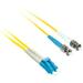 C2G-6m LC-ST 9/125 OS1 Duplex Singlemode Fiber Optic Cable (Plenum-Rated) - Yellow - 6m LC-ST 9/125 Duplex Single Mode OS2 Fiber Cable - Plenum CMP-Rated - Yellow - 20ft