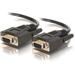 C2G 1ft DB9 F/F Cable - Black - DB-9 Female Serial - DB-9 Female Serial - 1ft - Black