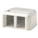 Ortronics TracJack OR-404TJ2 Mounting Box - White - Thermoplastic