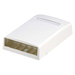 Panduit Mini-Com 4 Socket Surface Mounting Box - 4 x Socket(s) - Off White