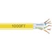 Black Box GigaTrue 550 Cat.6 Bulk Cable - Bare Wire - Bare Wire - 1000ft - Yellow