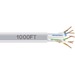 Black Box GigaTrue 550 Cat.6 Bulk UTP Cable - Bare Wire - Bare Wire - 1000ft - Gray