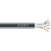 Black Box CAT6 550-MHz Solid Bulk Cable UTP CMR PVC BK 1000FT Pull-Box - Bare Wire - Bare Wire - 1000ft - Black