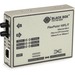 Black Box FlexPoint Ethernet Media Converter - 1 x ST , 1 x RJ-45 - 10Base-FL, 10Base-T - External, Rack-mountable