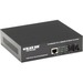 Black Box PoE PSE Media Converter - 1 x RJ-45 PoE, 1 x ST - 10/100Base-TX, 100Base-FX - External