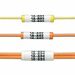 Panduit LabelCore NWSLC-3Y Cable Identification Sleeve - Orange - Polyvinyl Chloride (PVC) - 100 / Pack