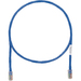 PANDUIT Cat.5e UTP Patch Cable - RJ-45 Male Network - RJ-45 Male Network - 1ft - Blue