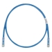 PANDUIT Cat.6 UTP Patch Cord - RJ-45 Male Network - RJ-45 Male Network - 35ft - Blue, Clear