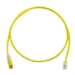 PANDUIT Cat.6 UTP Patch Cable - RJ-45 Male Network - RJ-45 Male Network - 7ft - Yellow, Clear