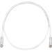 Panduit UTPSP9Y Cat.6 UTP Patch Cable - 9 ft Category 6 Network Cable - First End: 1 x RJ-45 Network - Male - Second End: 1 x RJ-45 Network - Male - Patch Cable - Off White - 1