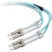 Belkin Fiber Optic Cable; 10GB Aqua Multimode LC/LC Duplex MMF, 50/125 OM3 - 13.12 ft Fiber Optic Network Cable for Network Device - First End: 2 x LC/PC Network - Male - Second End: 2 x LC/PC Network - Male - 10 Gbit/s - Patch Cable - 50/125 µm - A