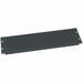 Middle Atlantic 3RU Flanged Blank Steel Rack Panel - Flat Black Powder Coat