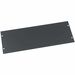 Middle Atlantic 3RU Blank Rack Panel - Aluminum - Black - 7" Height - 19" Width