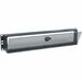 Middle Atlantic 2RU Fixed Security Cover with Hinged Plexi Door - Steel - Smoked Gray - 2U Rack Height - 3.5" Height - 1.5" Depth