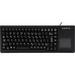 CHERRY G84-5500 Black Wired Mechanical Keyboard - Compact - Touchpad - Programmable Keys - TAA Compliant - Laser Etched Keycaps