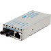 miConverter 1000Mbps Gigabit Ethernet Fiber Media Converter RJ45 ST Single-Mode 12km - 1 x 1000BASE-T, 1 x 1000BASE-LX, US AC Powered, Lifetime Warranty