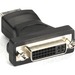 Black Box FA790 Audio/vidoe Connector Adapter - 1 x HDMI Digital Video Male - 1 x DVI-D Digital Video Female